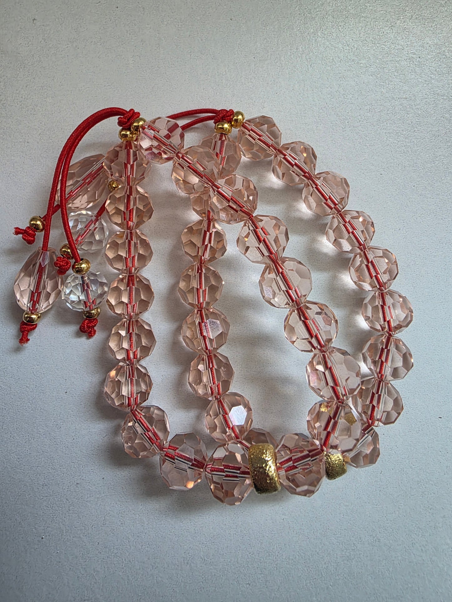 Pink ice bracelet