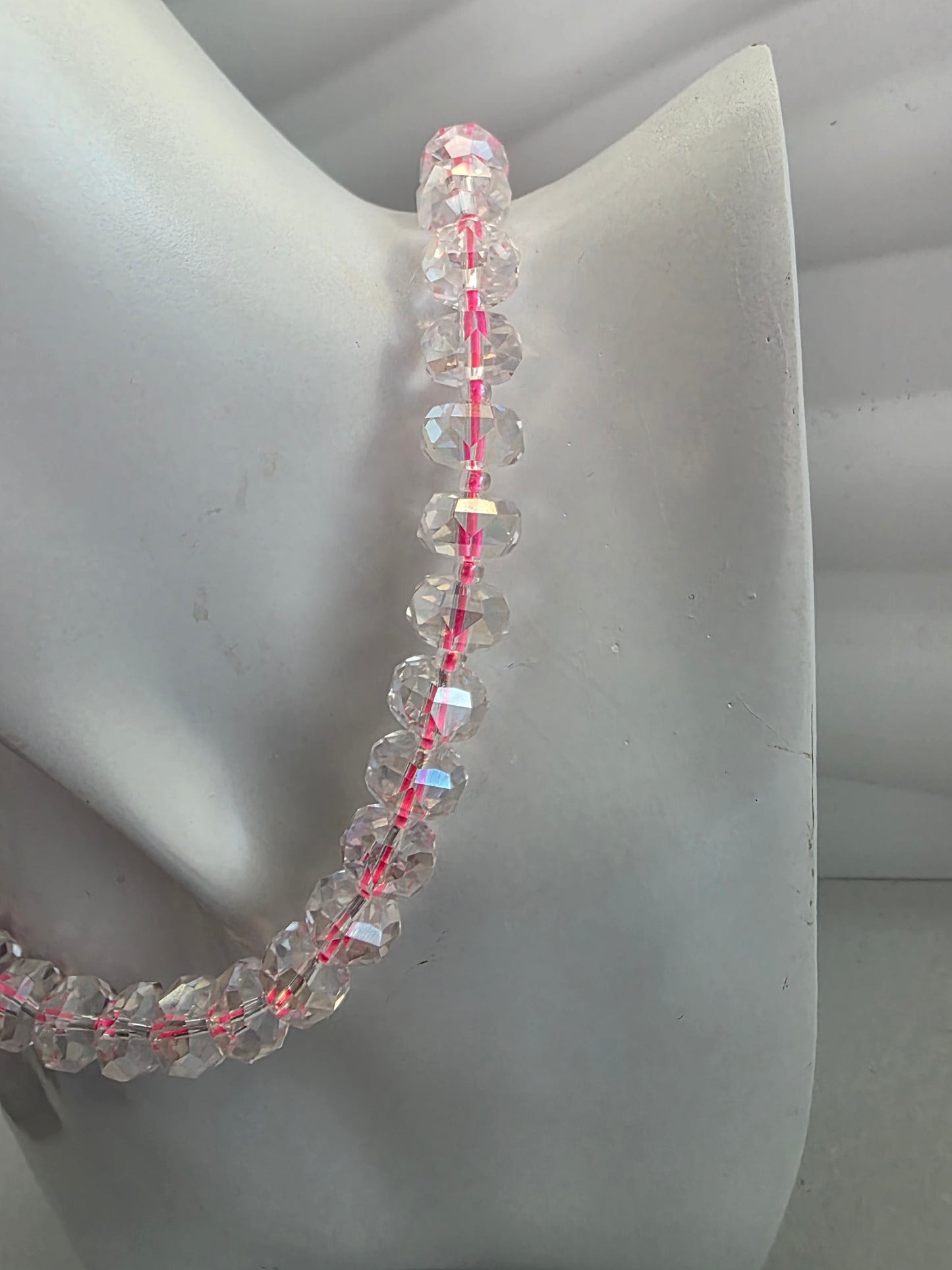 Pinky ice necklace