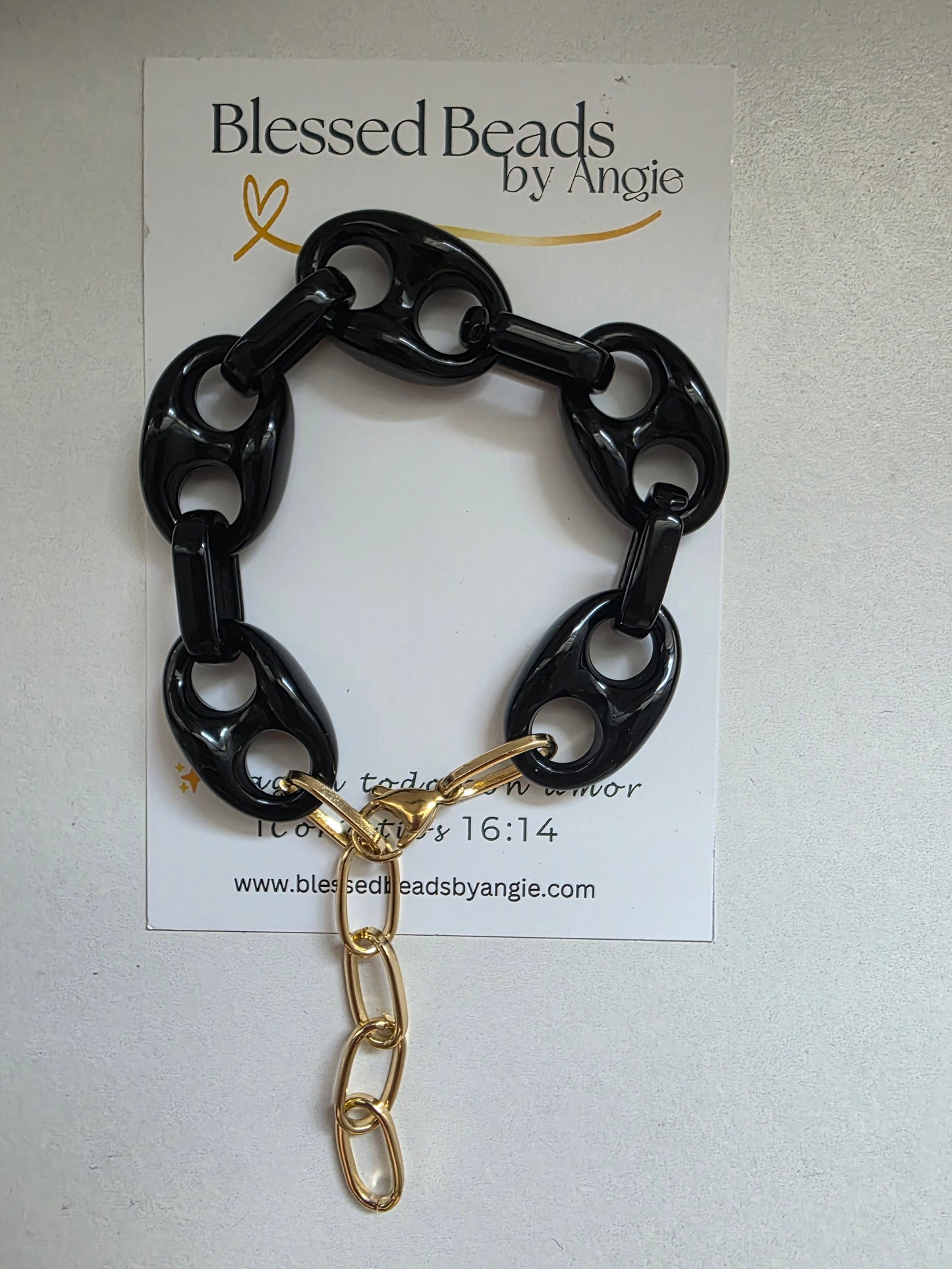Black GC bracelet