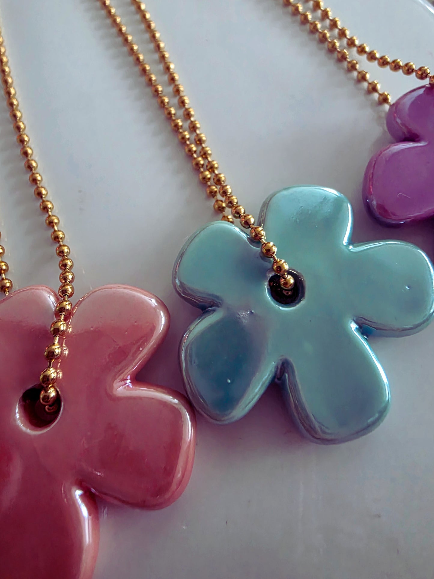 Petunia necklace