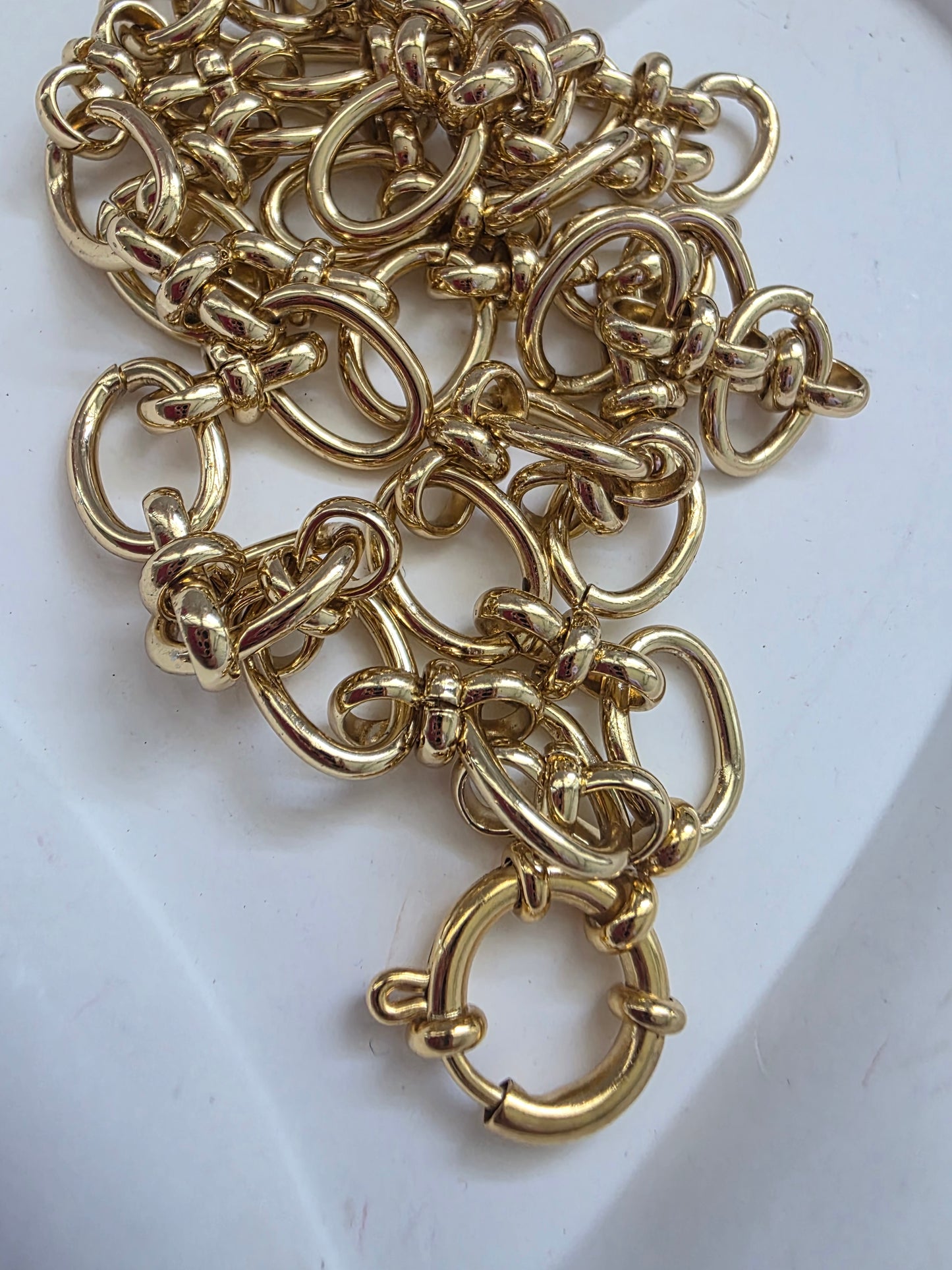 Fer lariat necklace
