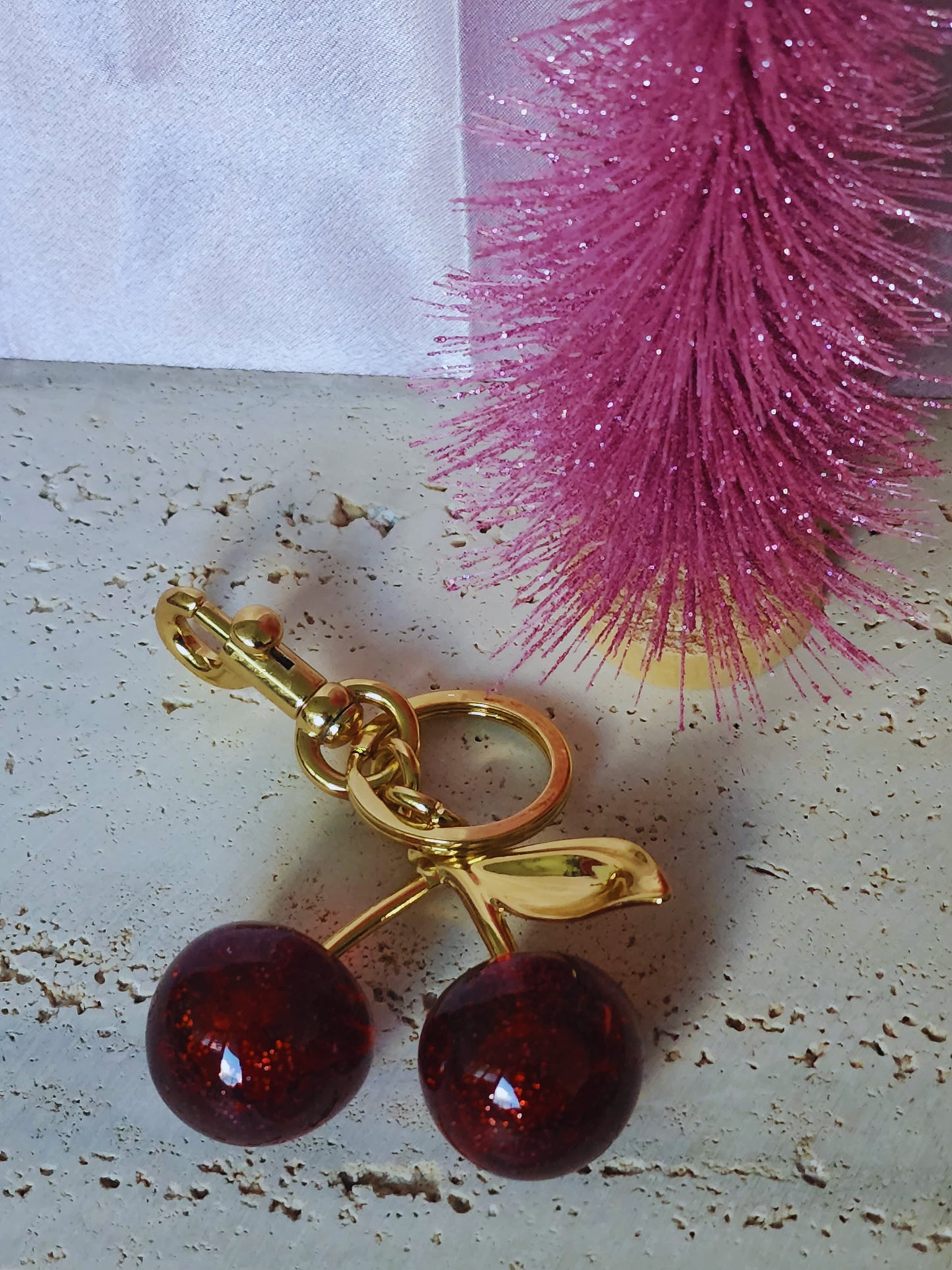 Cherry keychain