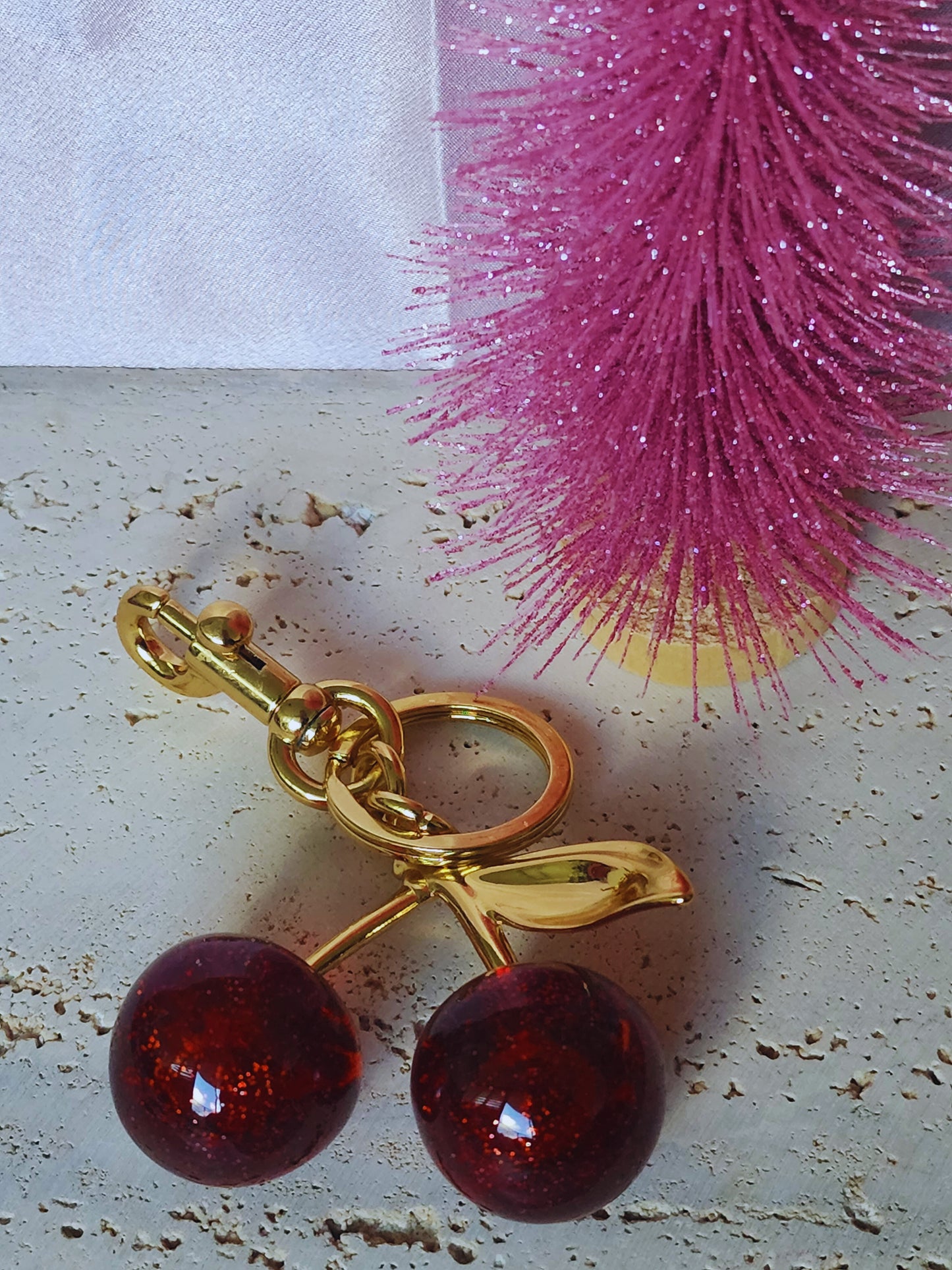 Cherry keychain