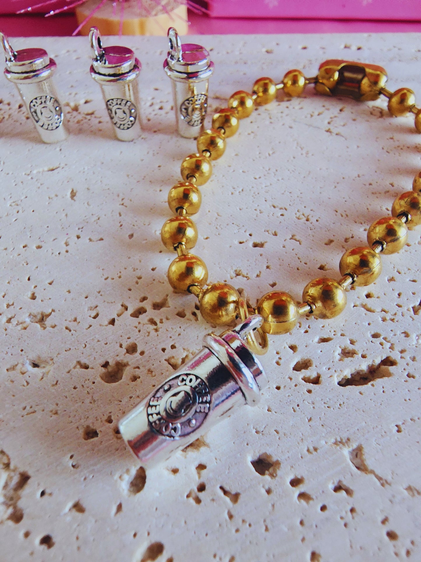 Coffee lover bracelet