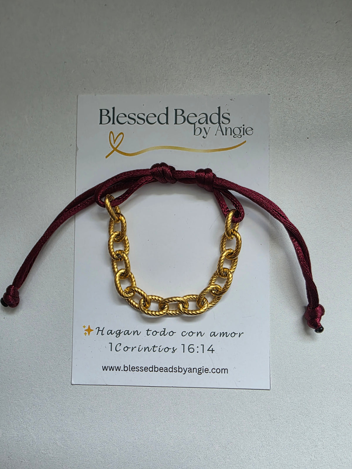 Fall chain bracelet