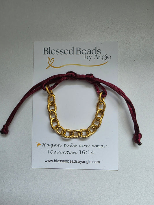 Fall chain bracelet