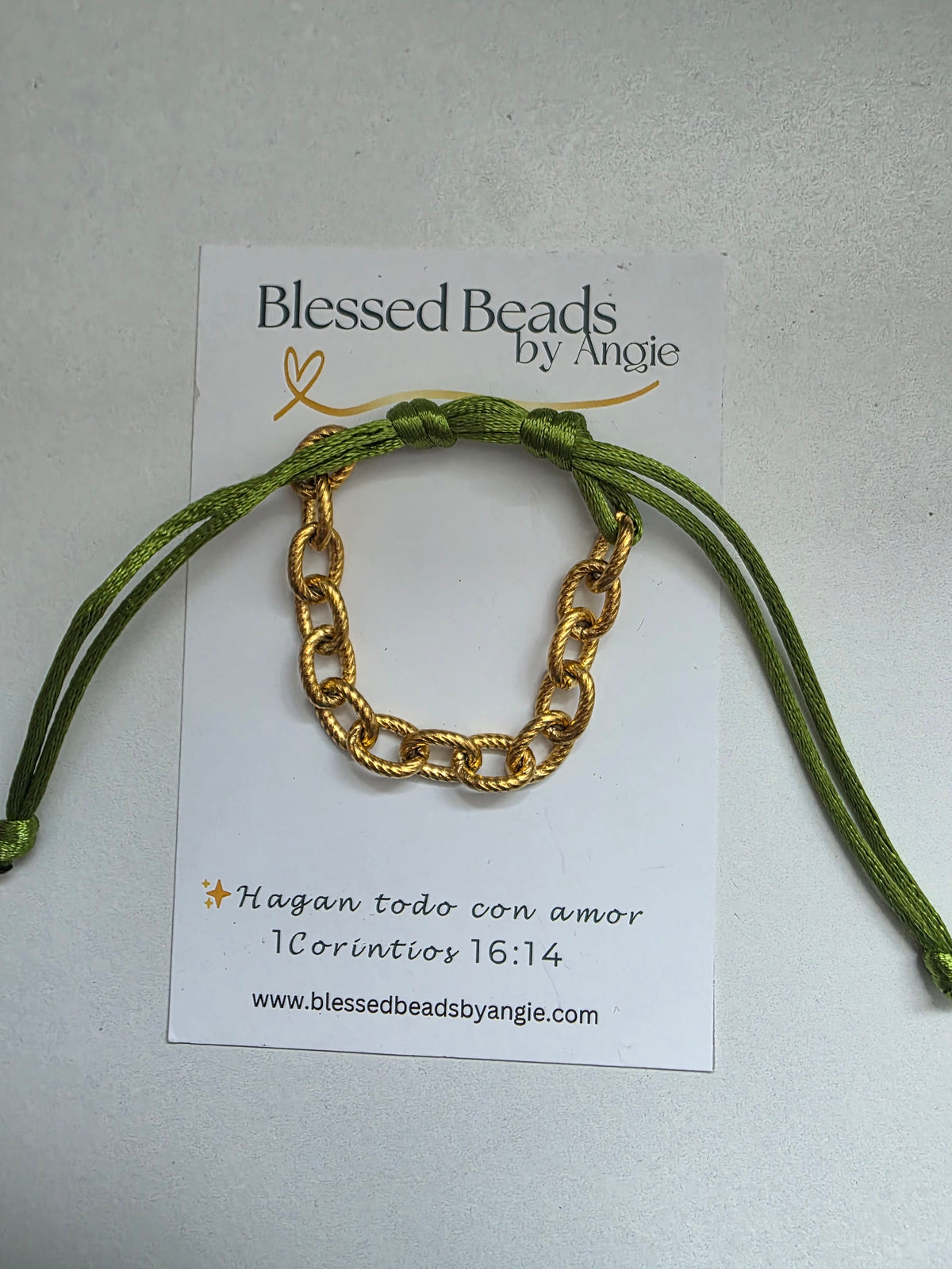 Fall chain bracelet