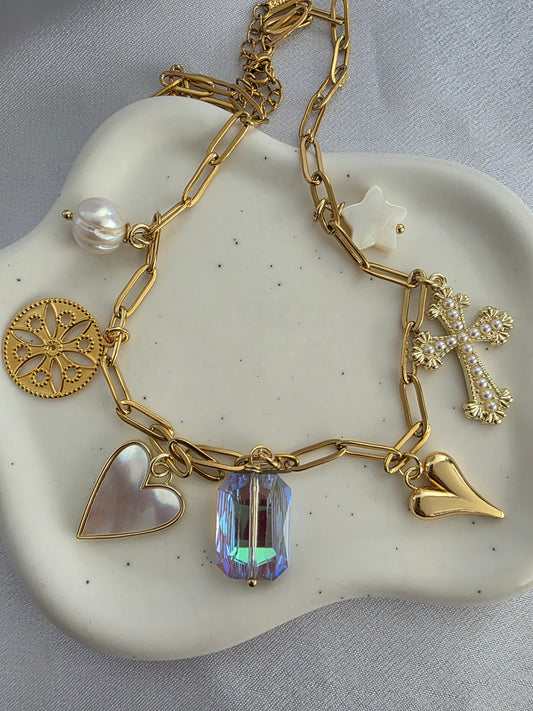 Lucero charm necklace