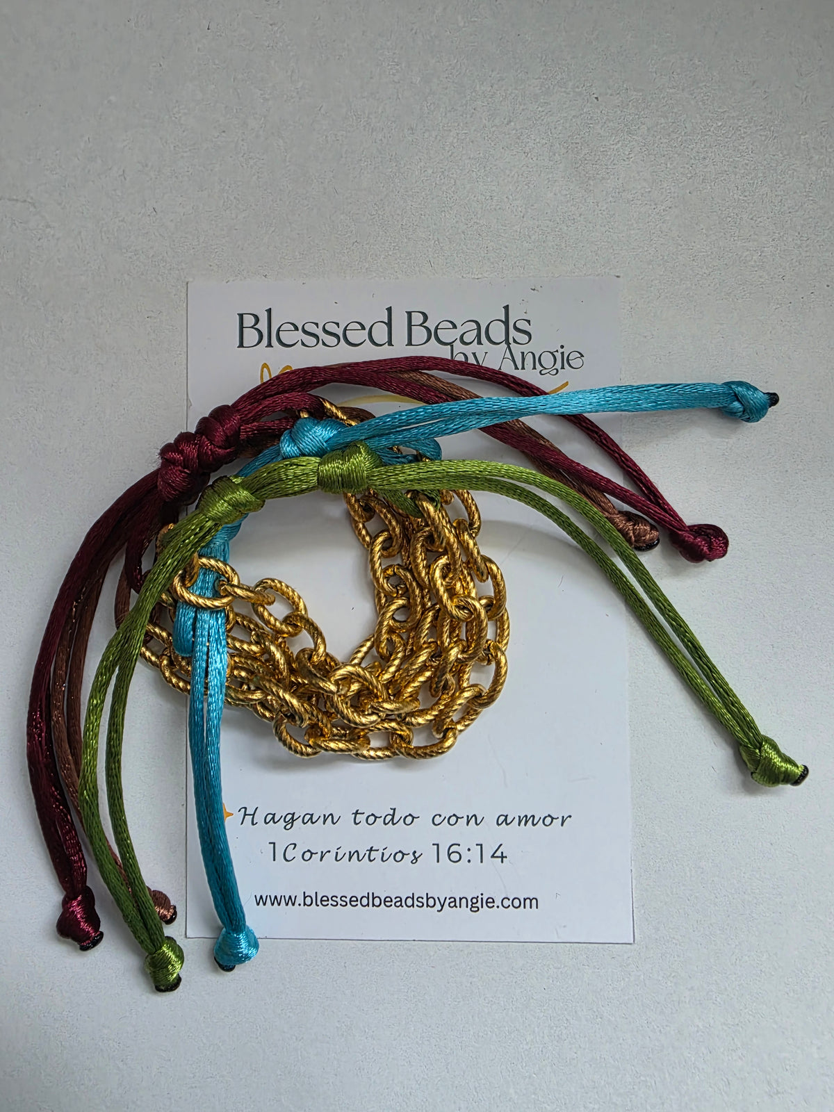 Fall chain bracelet