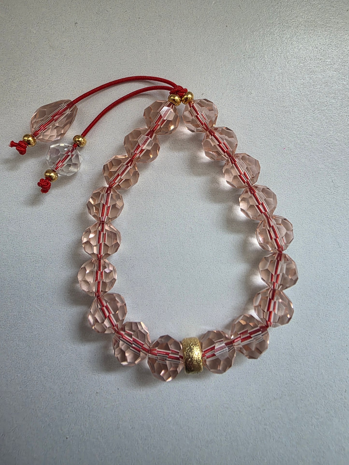 Pink ice bracelet