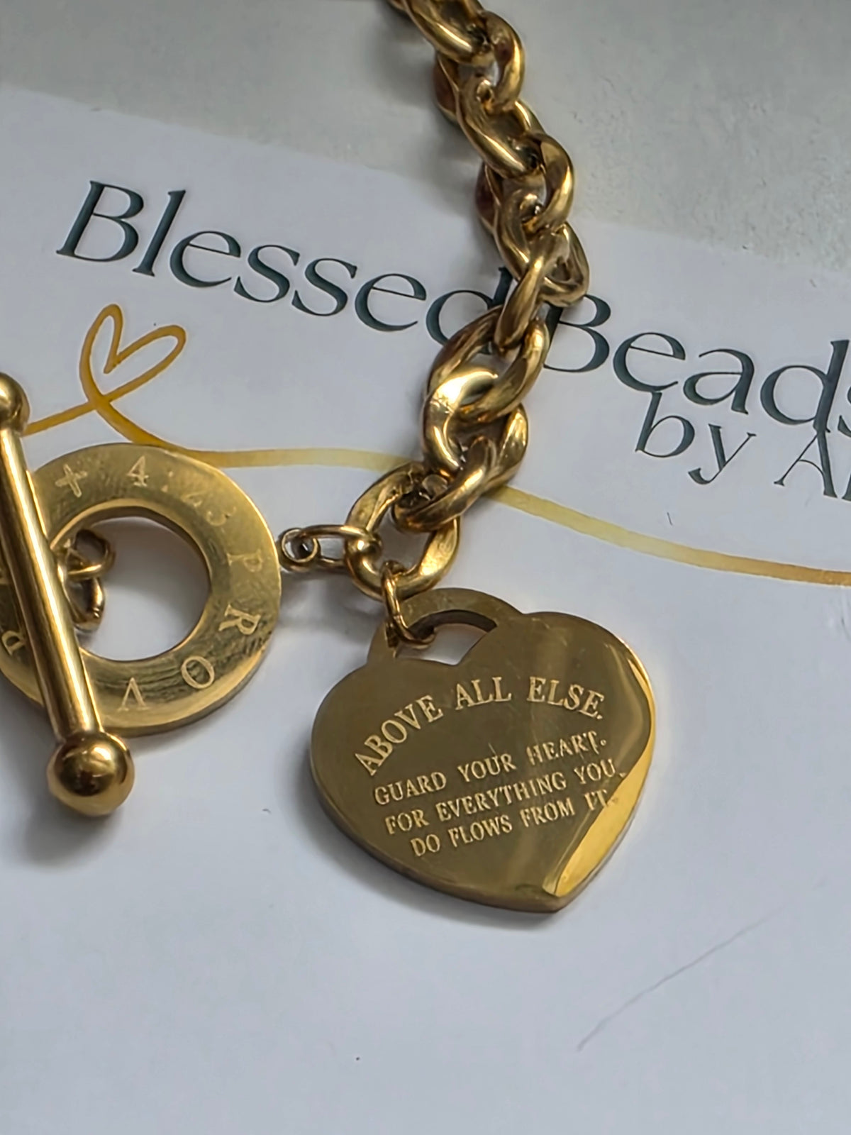 Proverb 4:23 bracelet