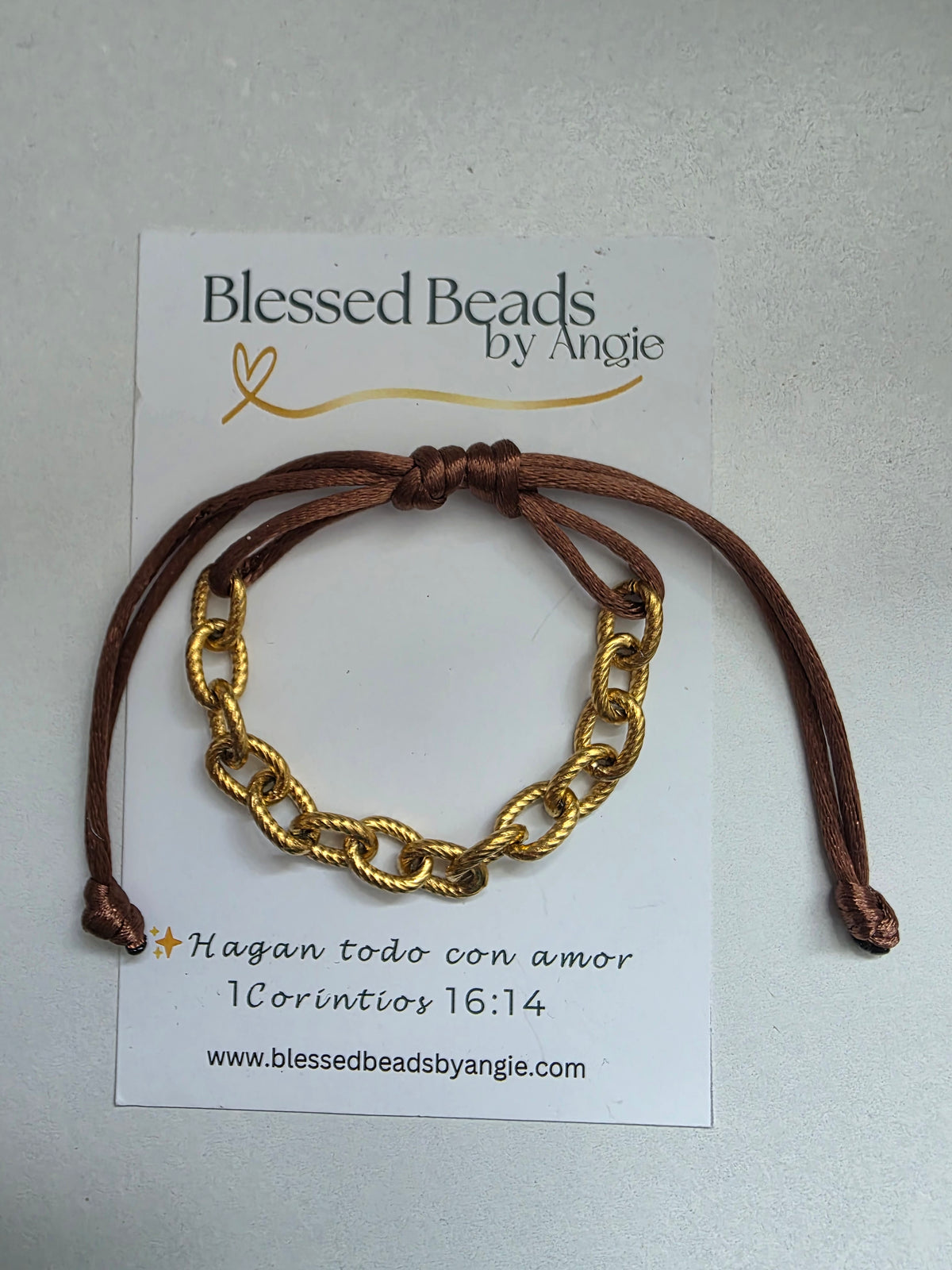 Fall chain bracelet
