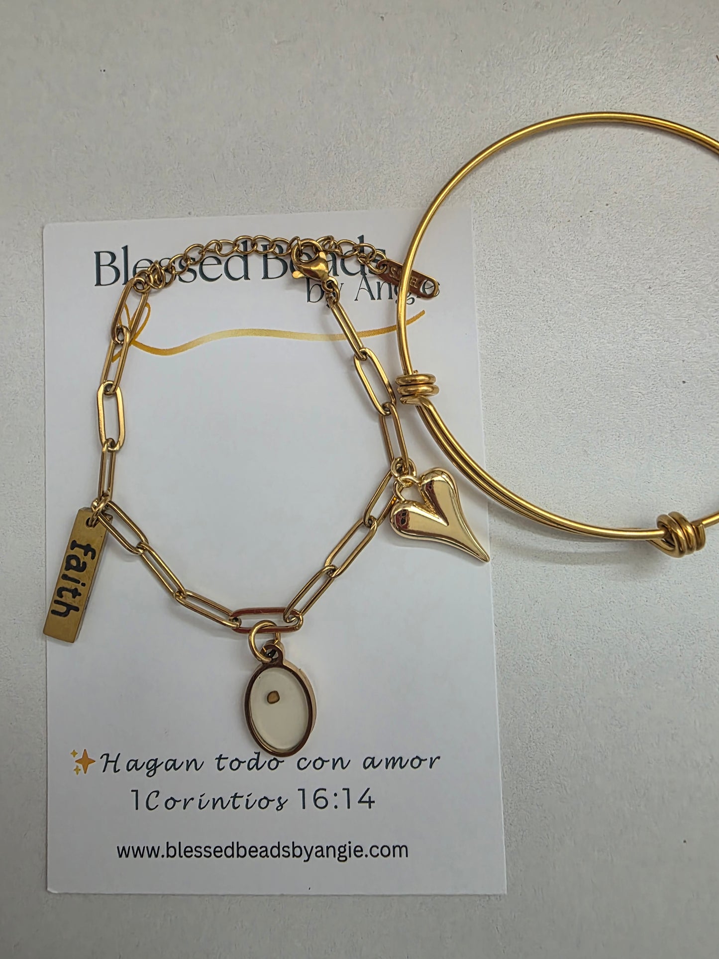 Tengo fé bracelet