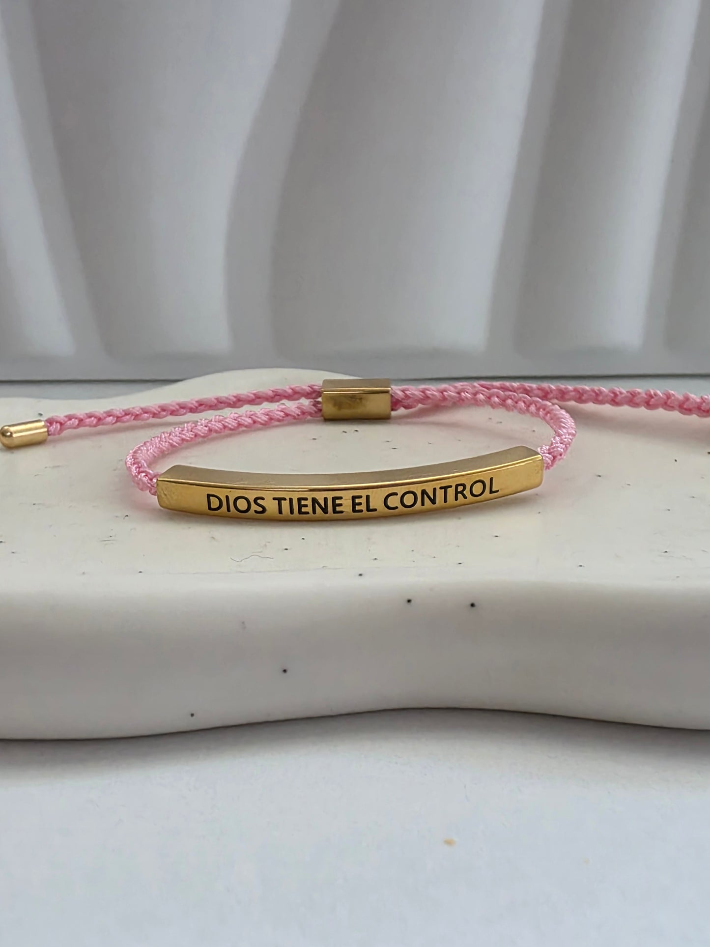 Pink promise bracelet