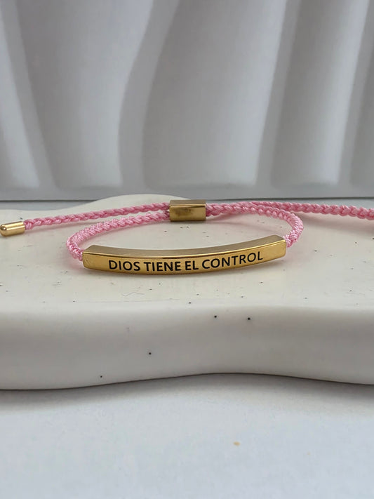 Pink promise bracelet