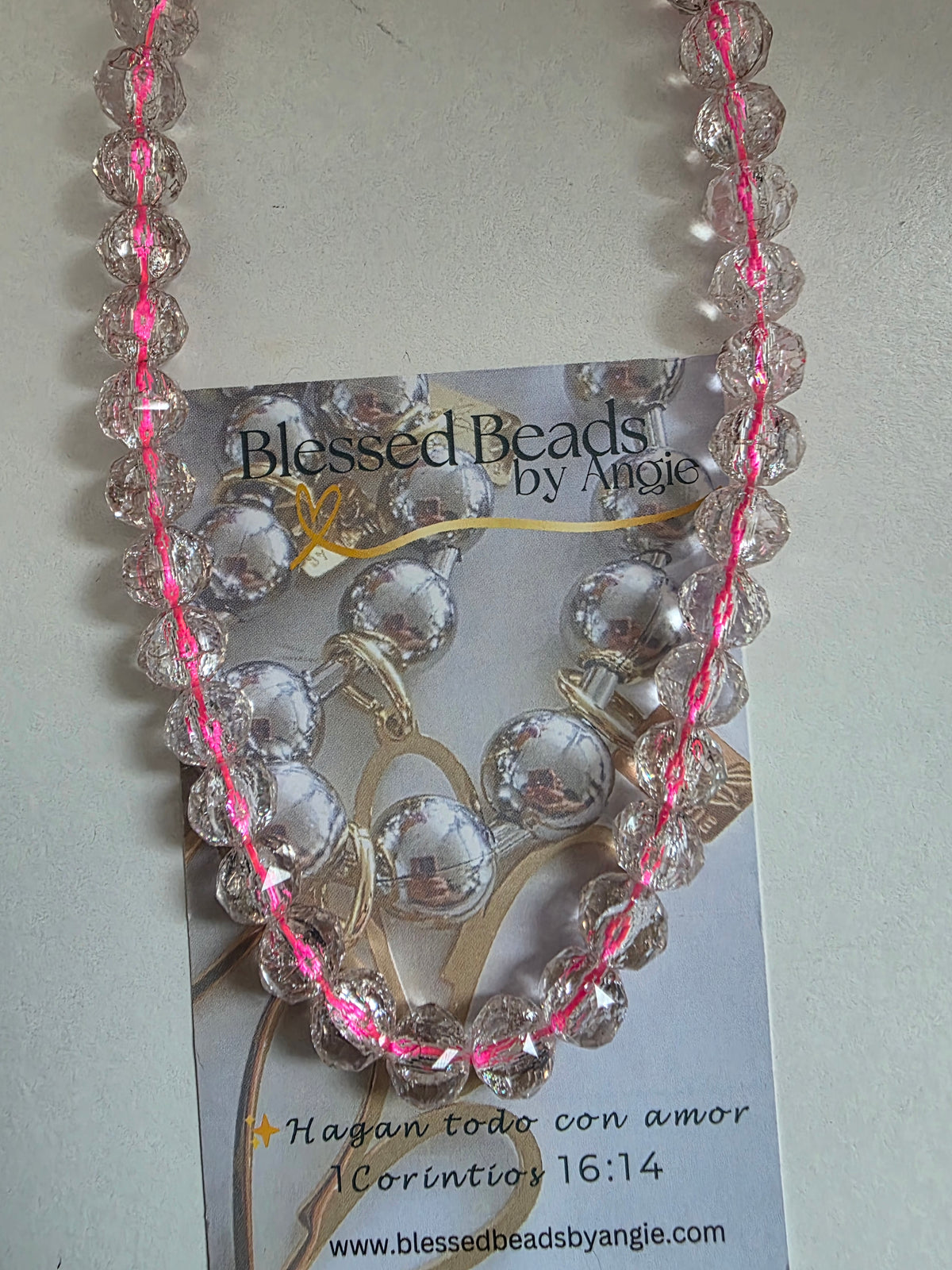 Pinky smoke ice necklace