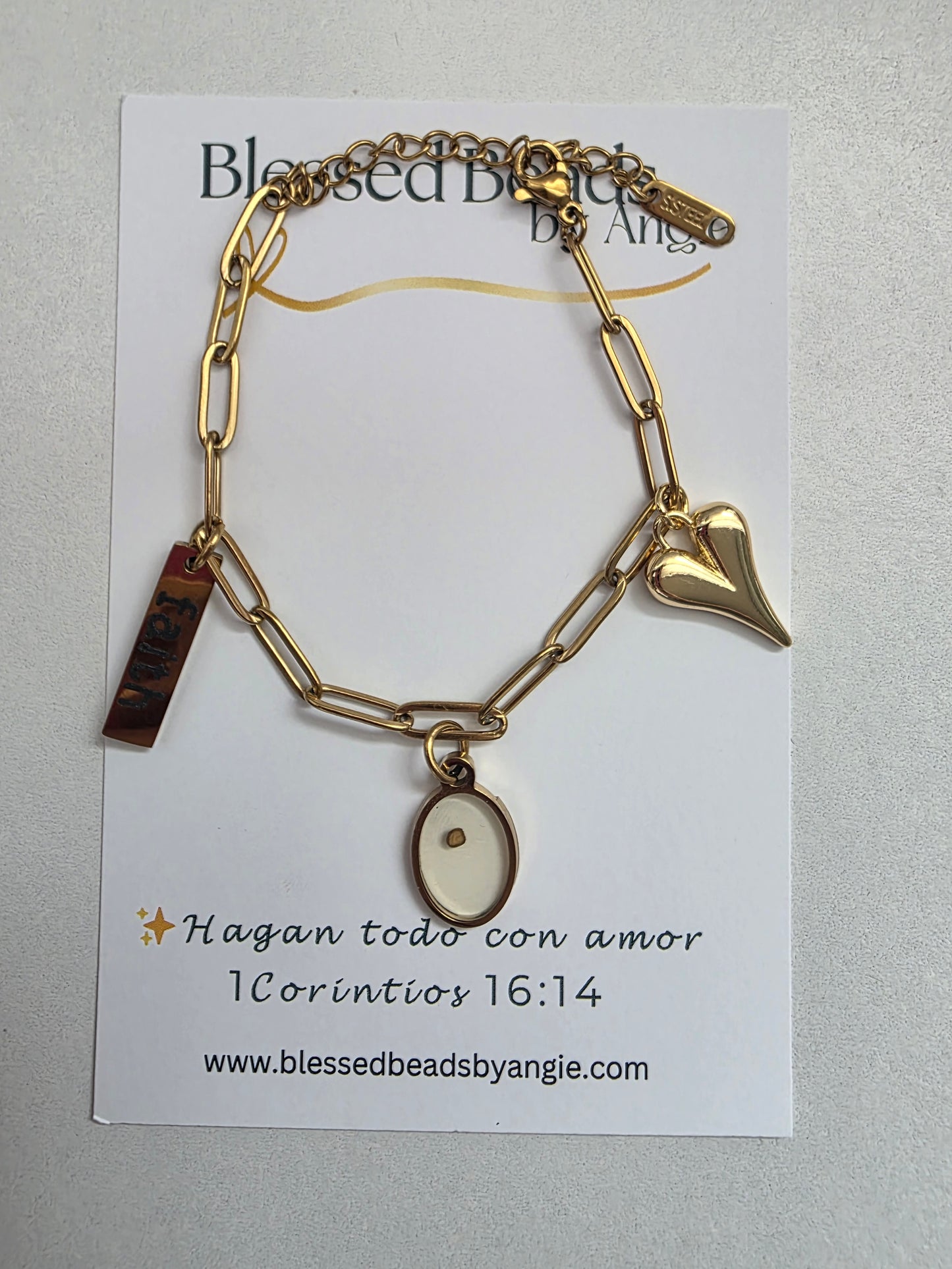 Tengo fé bracelet