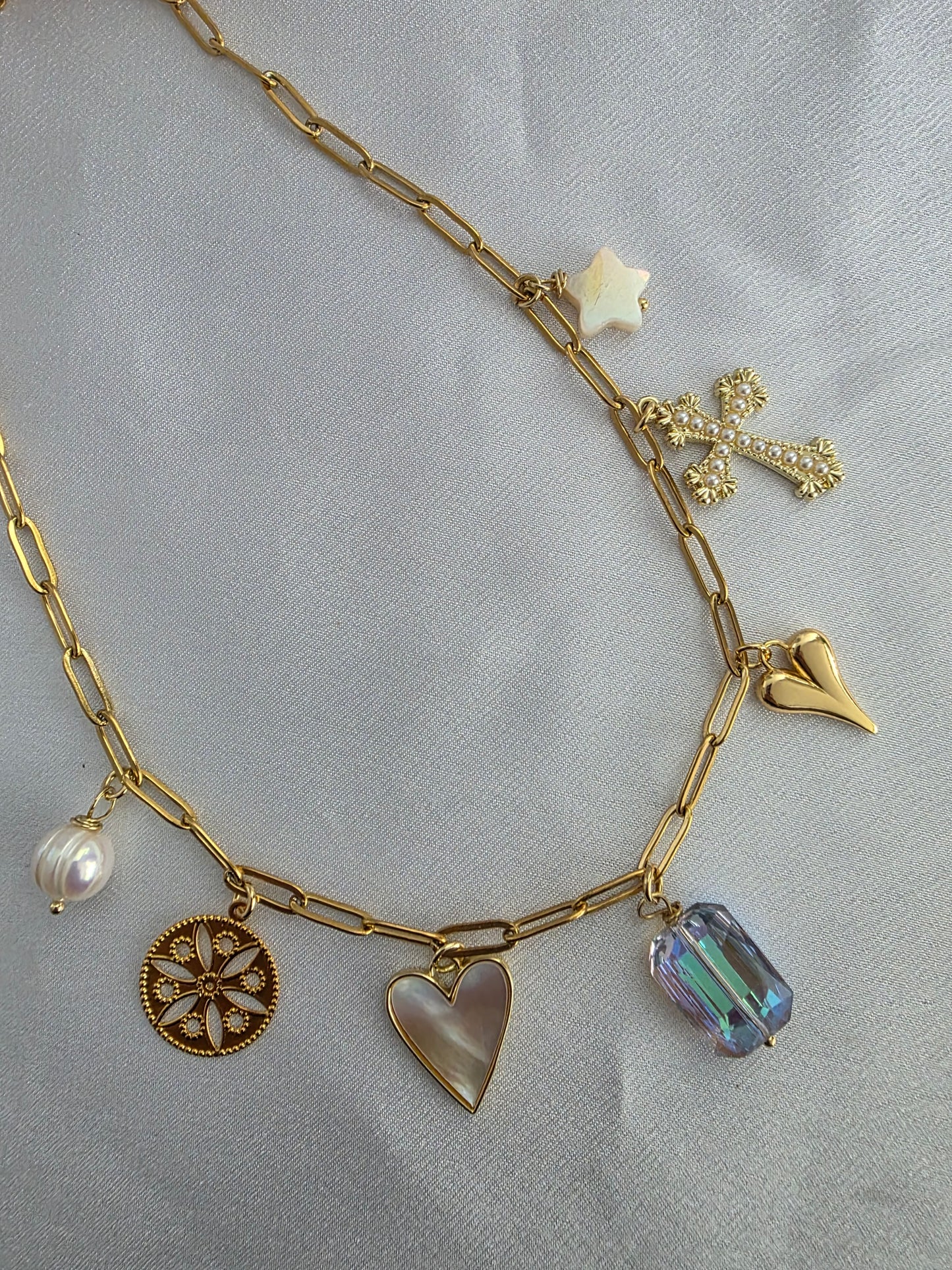 Lucero charm necklace