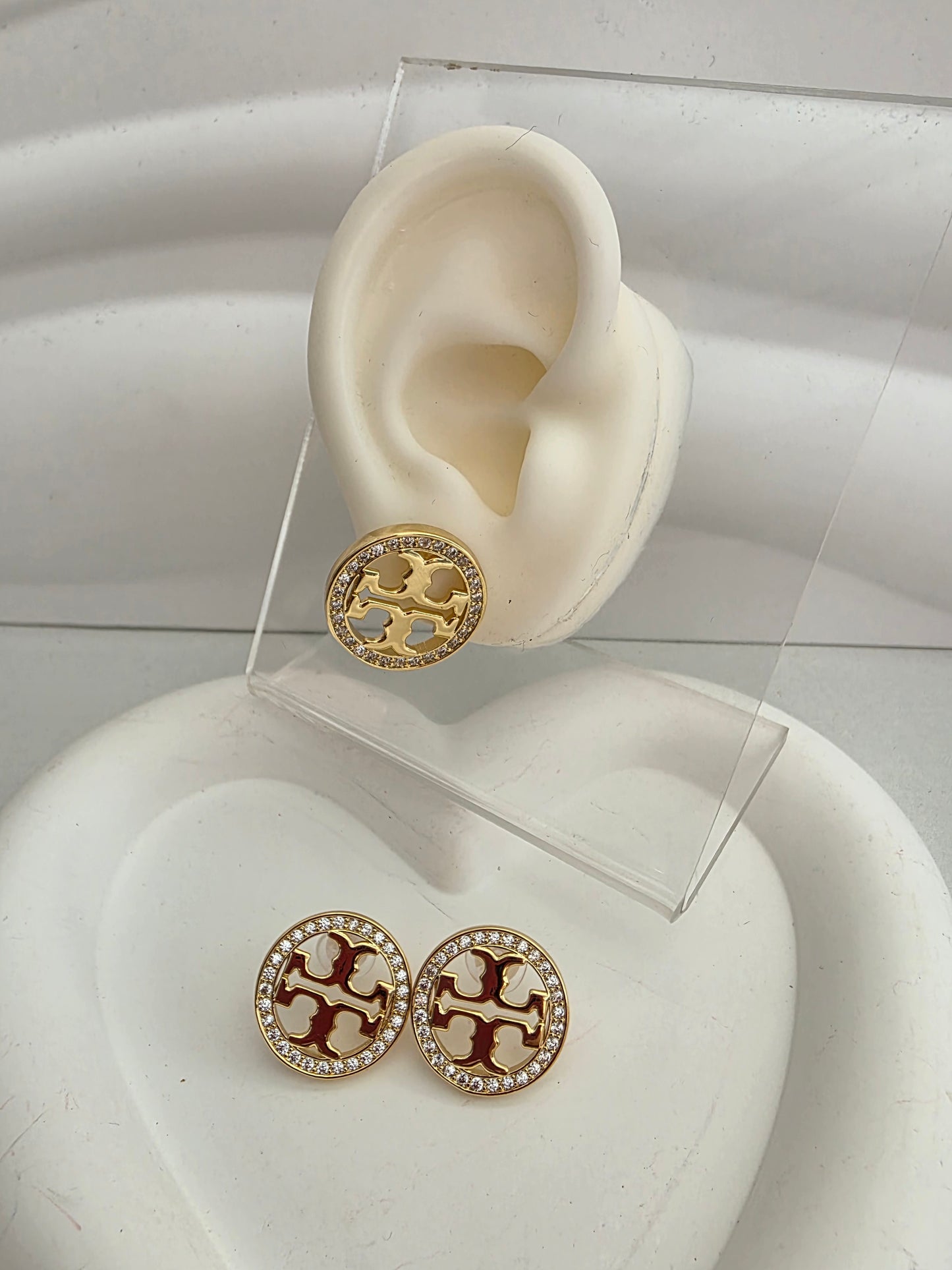TB earrings