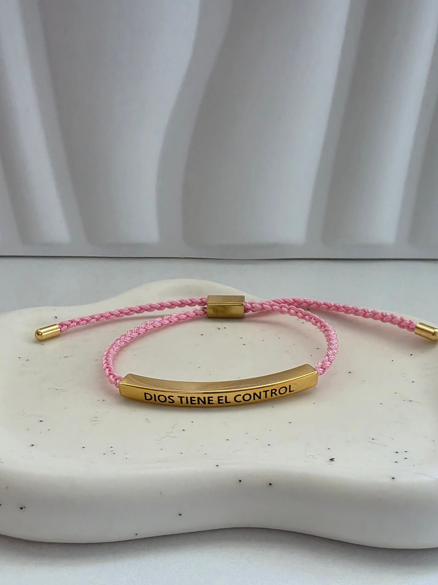 Pink promise bracelet