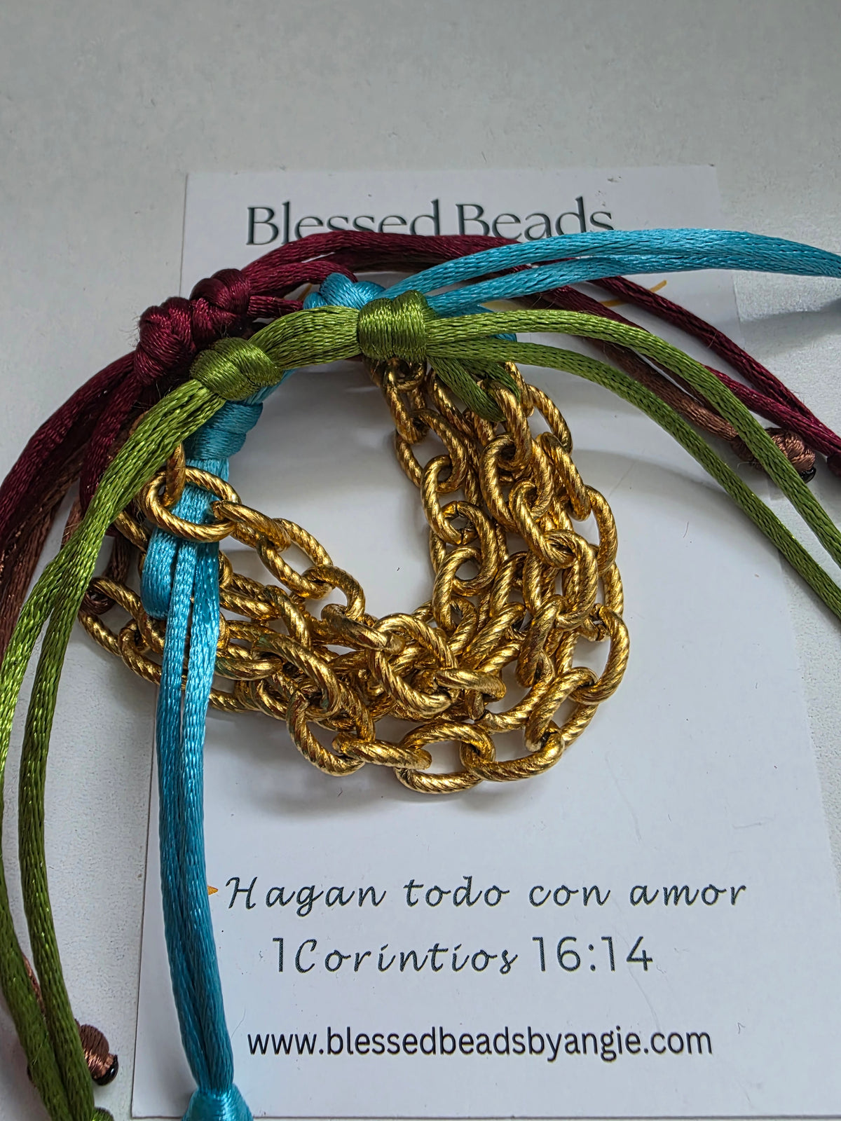 Fall chain bracelet
