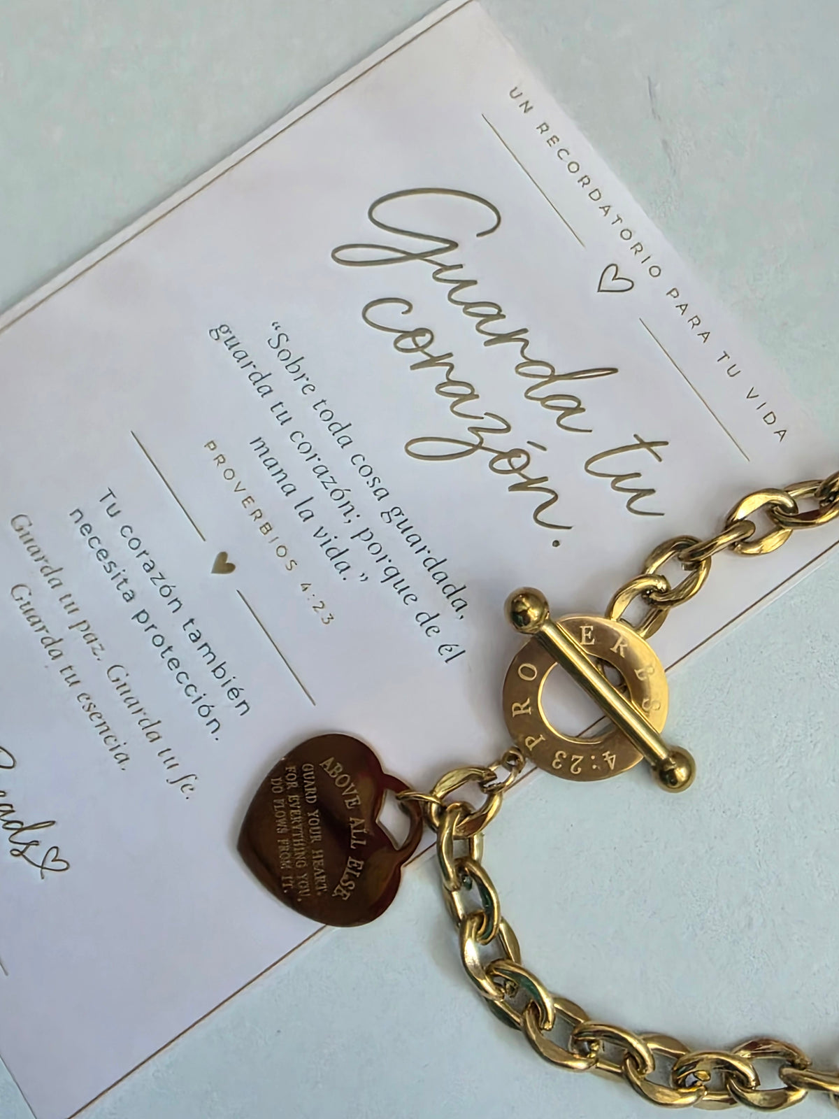 Proverb 4:23 bracelet