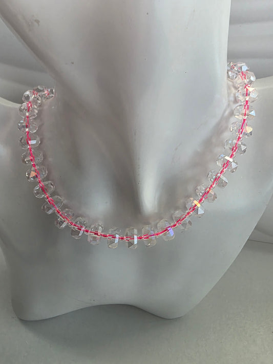 Pinky ice  necklace