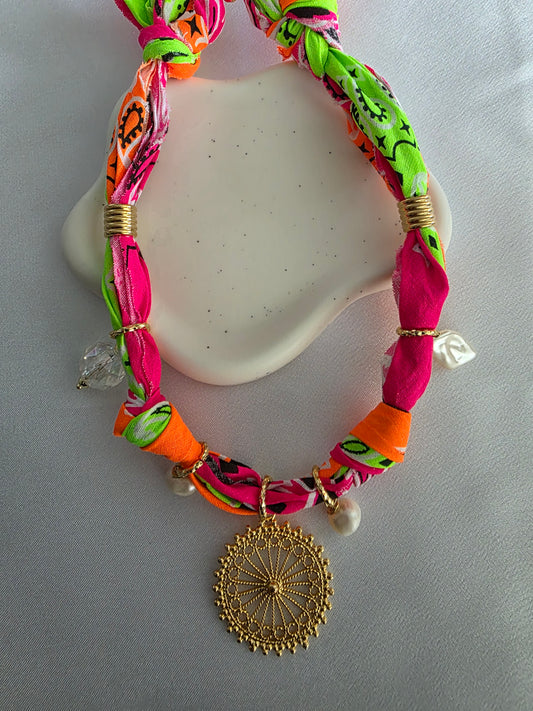 Texas bandana choker