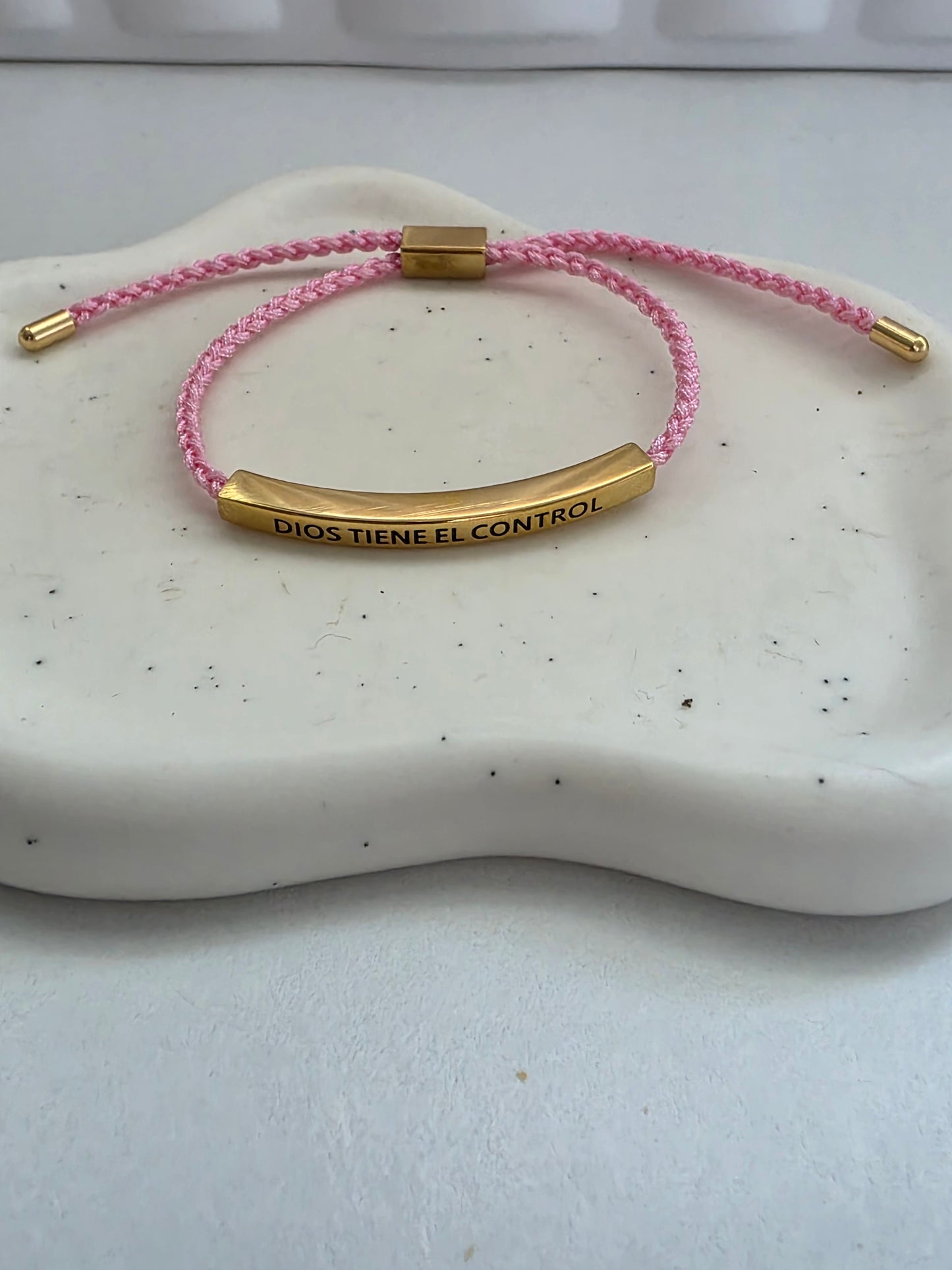 Pink promise bracelet