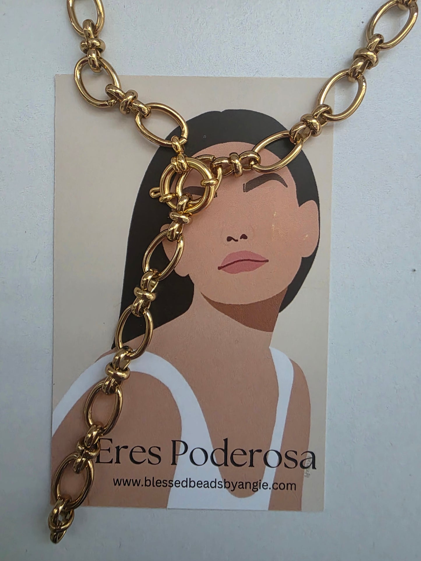 Fer lariat necklace