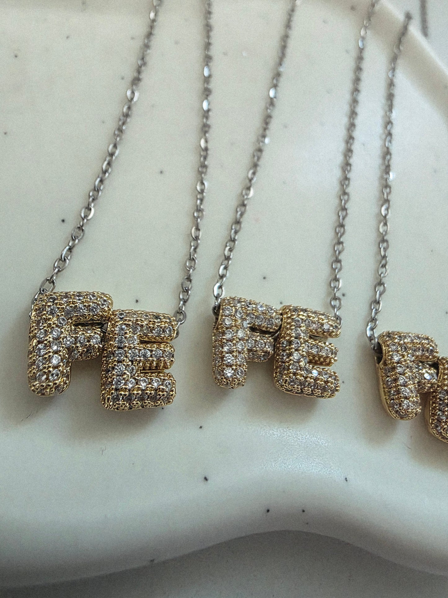 Fé 2 tones chain necklace