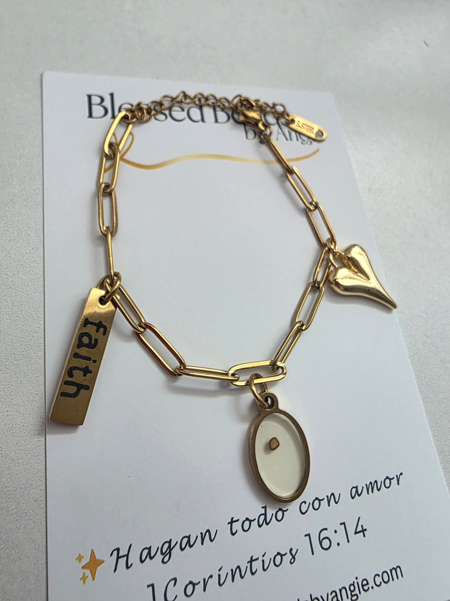 Tengo fé bracelet